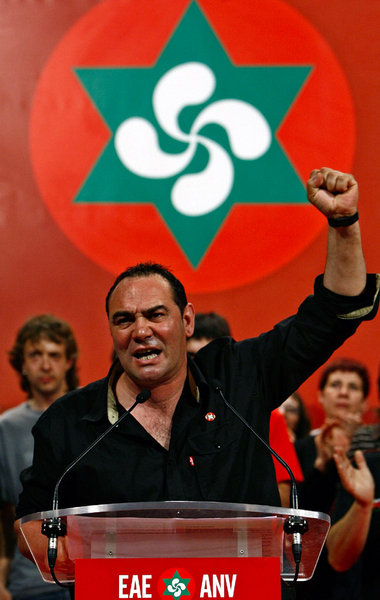 Santiago Lorente, ANV-Kandidat für das Parlament von Navarra