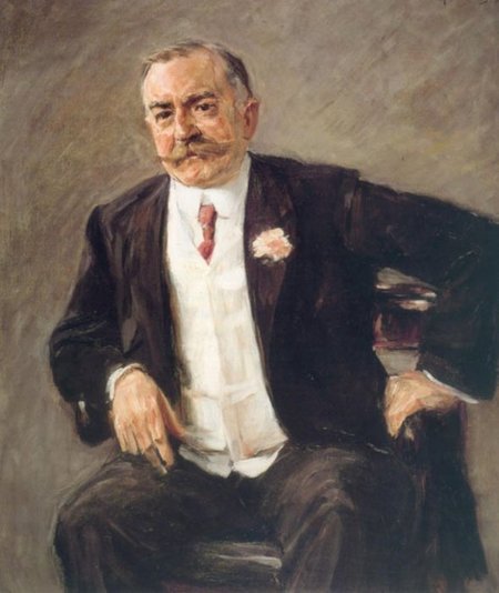 Friedrich Carl Duisberg (1861 bis 1935), in Öl verewigt von Max ...