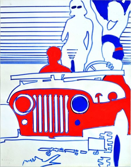 Schematisierter Hedonismus: »Auto« von Reinhold Heller 1968