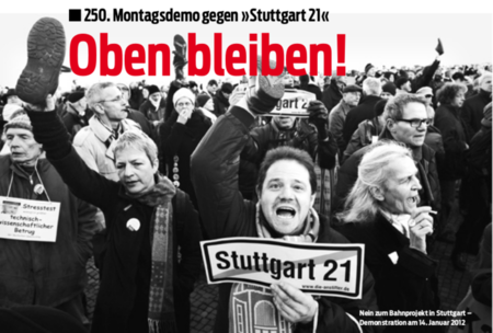 Nein zum Bahnprojekt in Stuttgart - Demonstration am 14. Januar ...