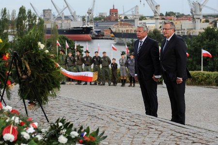 Bundespräsident Joachim Gauck bei seinem Besuch am 1. September ...