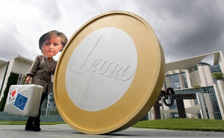 Protest für die Einführung einer Transaktionssteuer auf EU-Ebene...