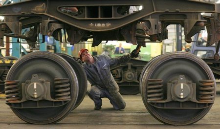 Güterwaggonausbesserung in Eberswalde: Das Werk der Deutschen Ba... Güterwaggonausbesserung in Eberswalde: Das Werk der Deutschen Ba...