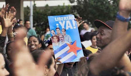 Freudenfest in Havanna nach der Freilassung der »Cuban Five« (17...