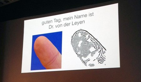 Sicherheitslücke: Nicht nur der Fingerabdruck der Verteidigungsm...