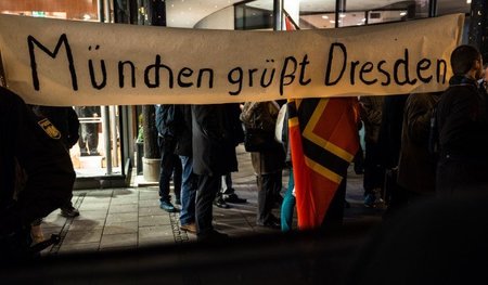 Ein Gruß aus der Bayernhauptstadt an den »Pegida«-Pöbel von Dres...