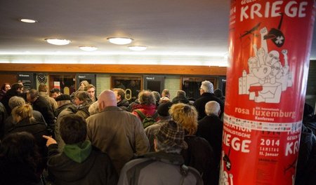 Großer Andrang bei der XIX Rosa-Luxemburg-Konferenz 2014