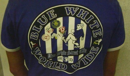 Logo der »Blue White Street Elite«, einer inzwischen verbotenen ...