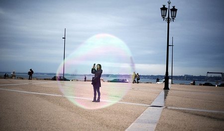 "Megatrend": Fotografieren in Seifenblasen