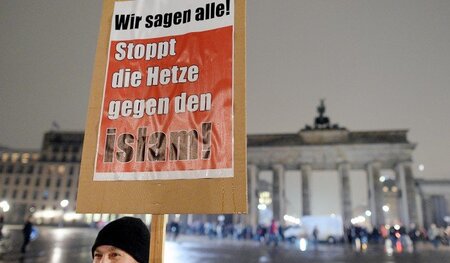 Ein Ende der Hetze gegen den Islam wurde bereits während einer P... Ein Ende der Hetze gegen den Islam wurde bereits während einer P...