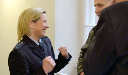 Durch alle Instanzen: Pechstein und Lebensgefährte am Donnerstag...
