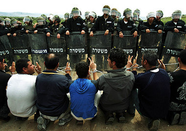 Am Freitag bei Ramallah: Protest gegen Israels Mauerbau