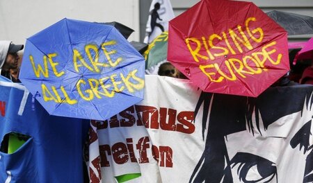 »Wir sind alle Griechen« &ndash; Blockupy-Proteste in Frankfurt ...