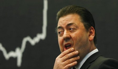 Da staunten selbst Börsianer: Der Deutsche Aktienindex (DAX) sti...