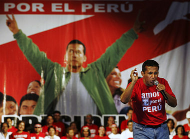 Wahlkämpfer Humala in Aktion