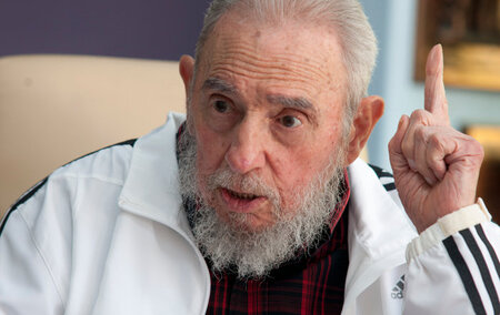 Fidel Castro am 11. Juli 2014 während eines Treffens mit dem rus... Fidel Castro am 11. Juli 2014 während eines Treffens mit dem rus...