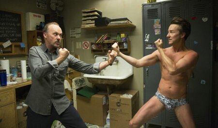Es wird immer halluzinatorischer: Michael Keaton (l.) als manisc... Es wird immer halluzinatorischer: Michael Keaton (l.) als manisc...