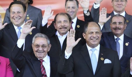 Auf dem CELAC-Gipfel in der costaricanischen Stadt San José beku...