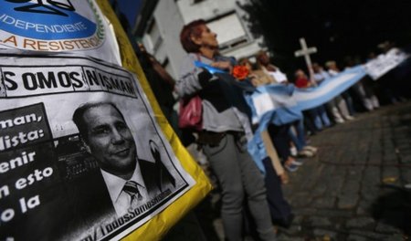 Für die Demonstranten am 29. Januar in Buenos Aires scheint klar...