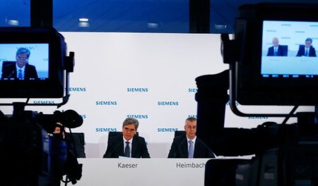 Siemens-Vorstandschef Kaeser (hier am 27. Januar) setzt mit den ...