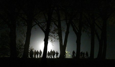 EU-Erweiterungsfeierlichkeiten 2004 an der Neiße