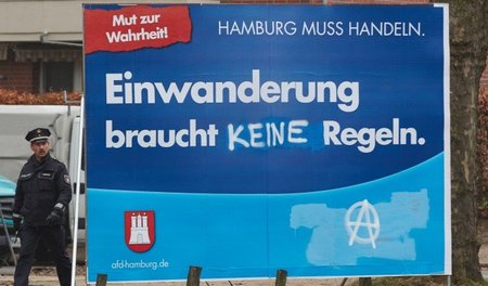 Klare Regel von der AfD: Einwandern soll nur, wer Profit bringt....