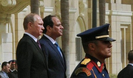 Willkommenszeremonie für Putin am Dienstag in Kairo