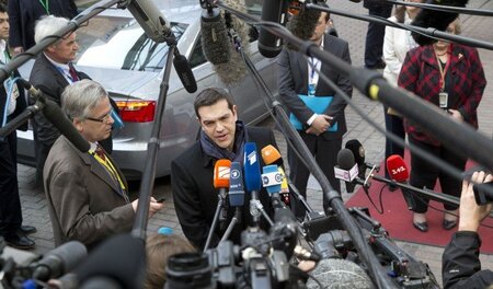 Gefragter Antworter: Griechenlands Premierminister Alexis Tsipra...