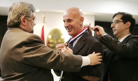 Problem verkannt: Arrigo Sacchi bei einer Ehrung (2009) Problem verkannt: Arrigo Sacchi bei einer Ehrung (2009)