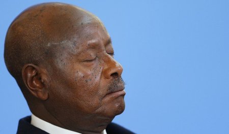 Ugandas Präsident Yoweri Museveni Ugandas Präsident Yoweri Museveni