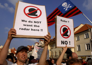 Proteste in Prag: Bush soll vom Radarschirm verschwinden