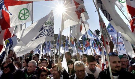 Faschisten- und Rassistenaufmarsch am Samstag in Rom