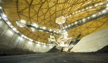 Gewaltige Investition gefährdet: Kohlelager des Großkraftwerks M...