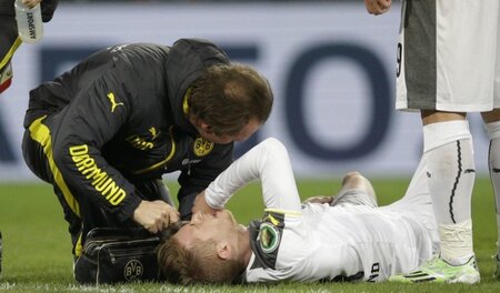 Konnte dann noch vom Platz humpeln: Marco Reus