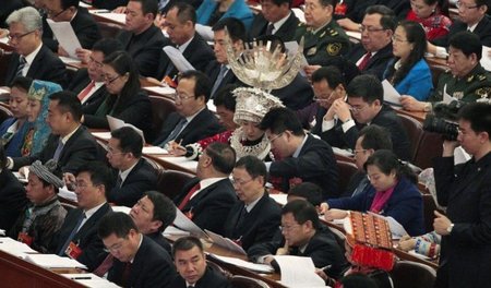 Nationaler Volkskongress tagt seit Donnerstag in Peking. 3.000 D...