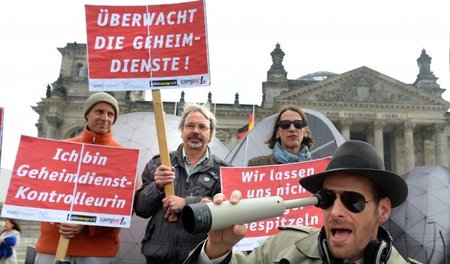 Demonstration unter dem Motto »wir lassen uns nicht länger bespi...