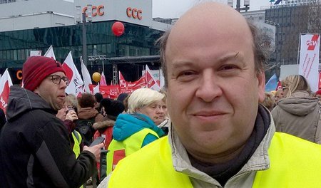 »Wir sind ja in Tarifverhandlungen mit der Tarifgemeinschaft der...