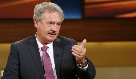 Luxemburgs Außenminister Jean Asselborn in der Talkrunde von Ann...