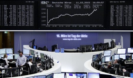 Frisches Geld hilft Spekulanten: Am Mittwoch stürmte der deutsch...