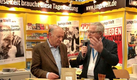 Am Donnerstag am jW-Stand auf der Leipziger Buchmesse: Gespräch 