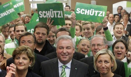 Schützi ruft zu den Urnen: Der stellvertretende steirische Lande...