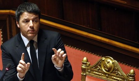 Weiterhin Italiens Regierungschef: Der Sozialdemokrate Matteo Re...