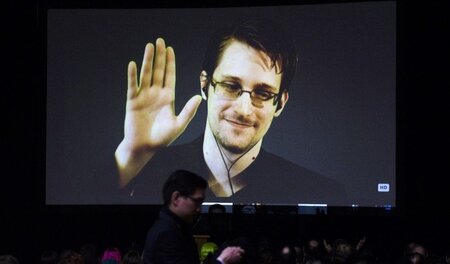 Gefragter Vortragsredner: US-Whistleblower Edward Snowden bei ei...