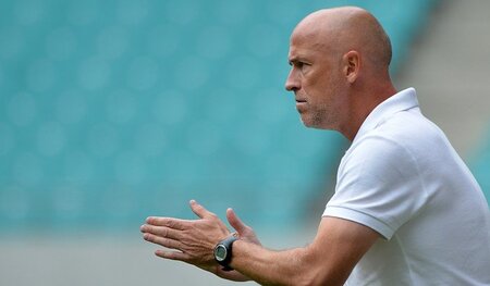 Taktgeber des Hansa-Gleichschritts: Trainer Karsten Baumann