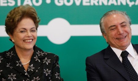 "Wir sind die Guten" &ndash; Dilma Rousseff und Vizepräsident Mi...