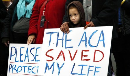 Immer wieder demonstrieren in den USA, wie hier am 4. März in Wa...