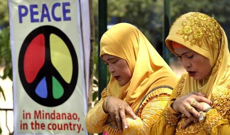 Friedensgebet am 6. März in Quezon-City in der Metropolregion Ma...