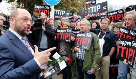 EU-Parlamentspräsident Martin Schulz (SPD) am 20. September 2014...