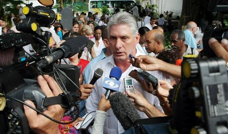 Der kubanische Vizepräsident Miguel Díaz-Canel bezeichnete die A...