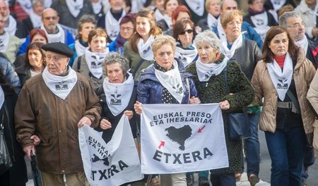 Protestkundgebung  am 28.3.2015 in Donostia (San Sebastian) gege...